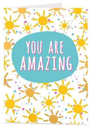 You are amazing card