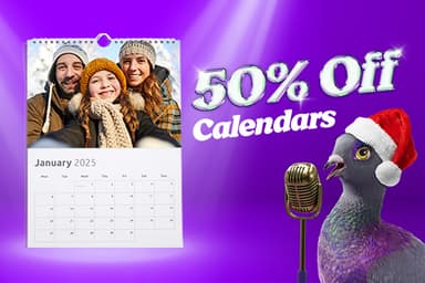 50% off Calendars