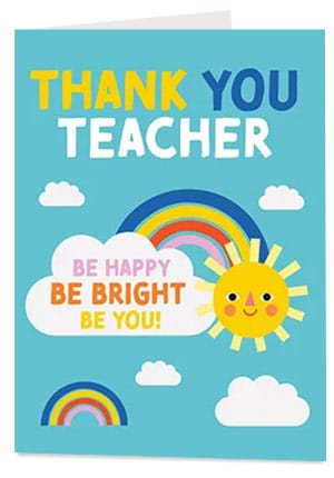 Shop Thank You Teacher Cards for Him