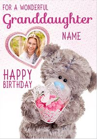 Tap to view Me To You Wonderful Granddaughter Photo Upload Birthday Card