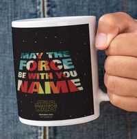 Tap to view Star Wars May The Force Be With You Personalised Mug