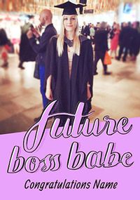 Tap to view Future Boss Babe Photo Card