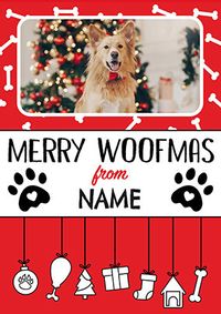 Tap to view Merry Woofmas Cute Photo Christmas Card
