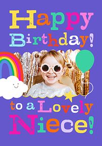 Tap to view Lovely Niece Photo Birthday Card