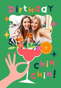 Tap to view Chin Chin! Photo Upload Birthday Card