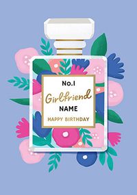 Tap to view Girlfriend Perfume Bottle Birthday Card