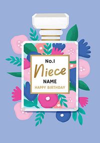 Tap to view Niece Perfume Bottle Birthday Card