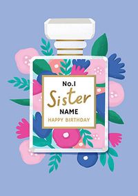 Tap to view Sister Perfume Bottle Birthday Card