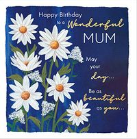 Tap to view Painted Daisies Birthday Card for Mum