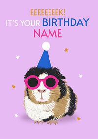 Tap to view Guinea Pig Birthday Card