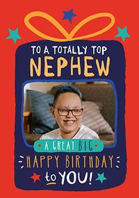 Tap to view Top Nephew Photo Upload Birthday Card