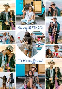 Tap to view Boyfriend 11 Photo Birthday Card