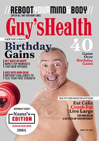 Tap to view Guy's Health Magazine 40th Birthday Photo Card