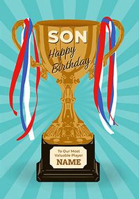 Tap to view Trophy Birthday Card for Son