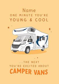 Tap to view Camper Van Birthday Card