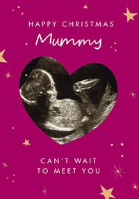 Tap to view Mummy from the Bump Starry Photo Christmas Card