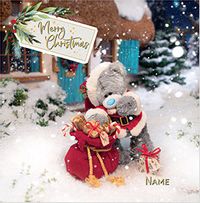 Tap to view Me To You Santa Square Christmas Card