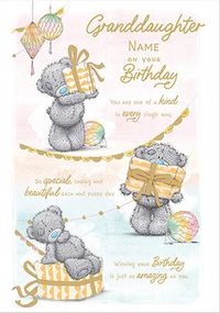 Tap to view Me To You - Granddaughter Birthday Card