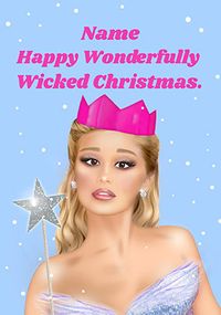 Tap to view Happy Wonderfully Wicked Christmas Personalised Card