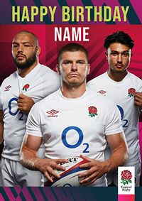 Tap to view England RFU Players Birthday Card