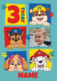 Tap to view Paw Patrol - 3rd Birthday Photo Card