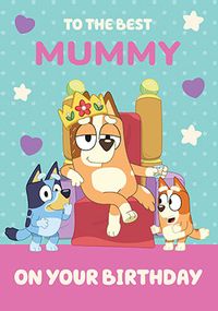 Tap to view Best Mummy Bluey Birthday Card