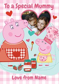 Tap to view Peppa Pig - Special Mummy Photo Upload Birthday Card