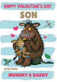 Tap to view Gruffalo - Happy Valentine's Day Son Personalised Card