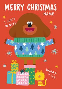 Tap to view Hey Duggee - Christmas Jumper Personalised Card