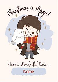 Tap to view Magic Harry Potter Christmas Card