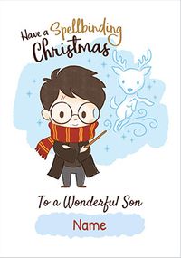 Tap to view Spellbinding Harry Potter Christmas Card
