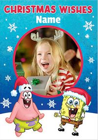 Tap to view Sponge Bob Christmas Wishes Photo  Card