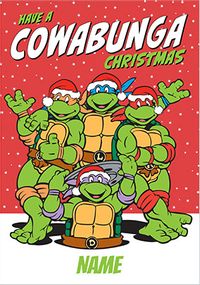 Tap to view Cowabunga Turtles Christmas Card