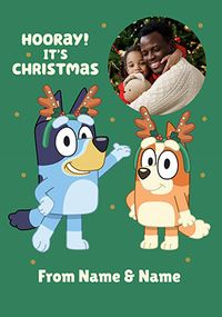 Tap to view Bluey Hooray it's Christmas Photo Card