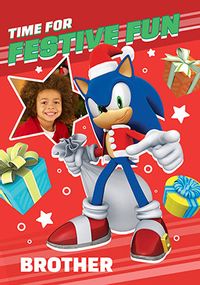 Tap to view Sonic Brother Christmas Photo Card