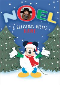 Tap to view Mickey Mouse Noel Christmas Photo Card