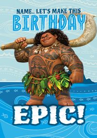 Tap to view Moana 2 Epic Birthday Card