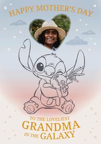 Tap to view Disney Stitch Loveliest Grandma Mothers Day Card
