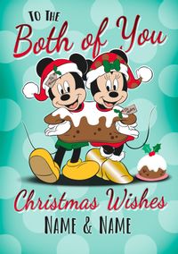 Tap to view To Both of You Mickey & Minnie Christmas Card