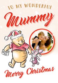 Tap to view Disney's Winnie the Pooh Wonderful Mummy  Christmas Photo Card