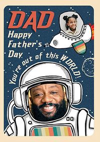 Tap to view Dad You're Out Of This World Father's Day Card