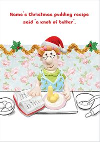 Tap to view Knob Of Butter Christmas Card