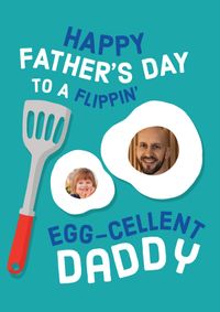 Tap to view Flippin Egg-cellent Daddy Photo Father's Day Card