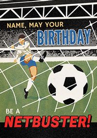 Tap to view Netbuster Football Birthday Card
