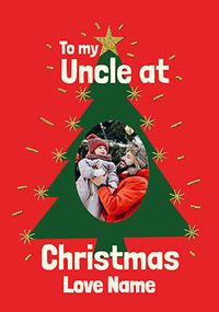 Tap to view Uncle Christmas Tree Photo Card