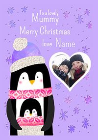 Tap to view Mummy Penguin Photo Christmas Card