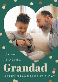 Tap to view Amazing Grandad Happy Grandparents' Day Photo Card