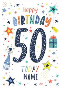 Tap to view Happy 50th Birthday Card