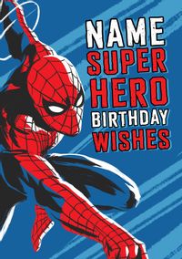 Tap to view Spiderman Birthday Wishes Card