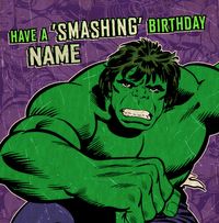 Tap to view Marvel Hulk Smashing Birthday Card